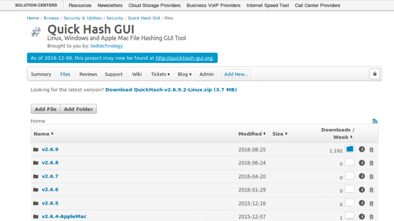 QuickHash 3.3.2 for windows download