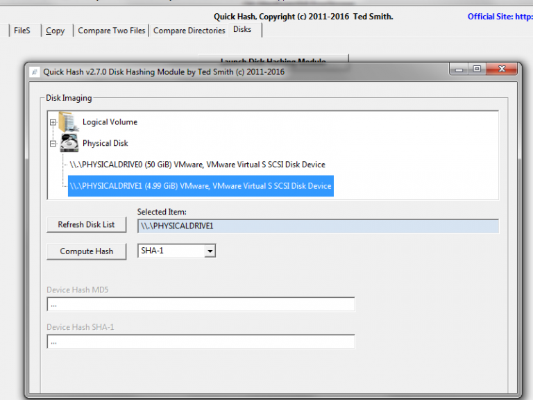 download the new for windows QuickHash 3.3.4
