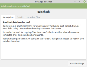 instal the new QuickHash 3.3.2